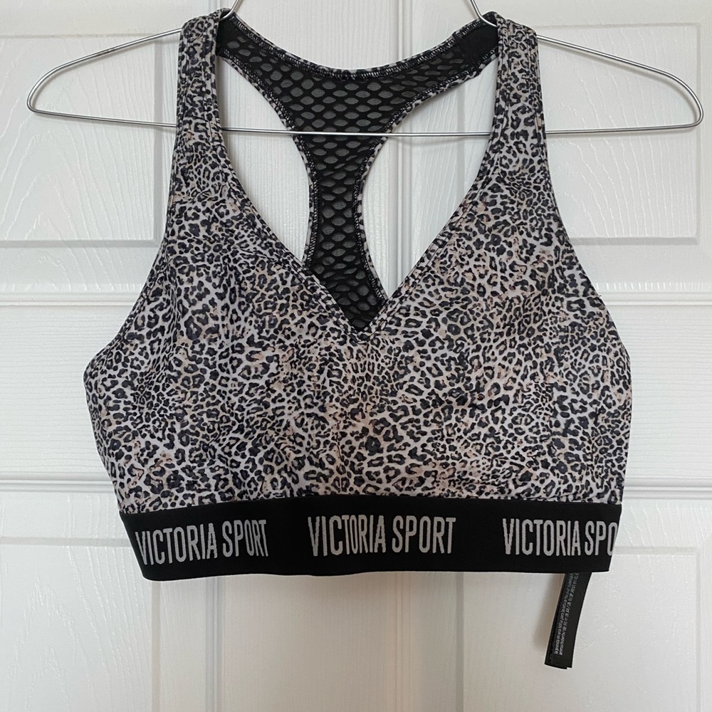 Lepord print Victoria secret sports bra